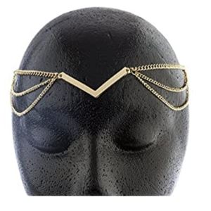 2 pk Goldtone Metal Headpiece
